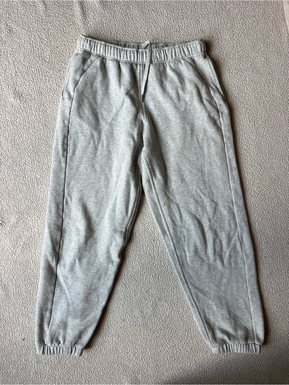 Lululemon Scuba Mid Rise Oversized Joggers Grey Womens Medium